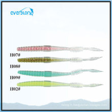 8.5cm / 2.8g leurre de pêche souple transparent